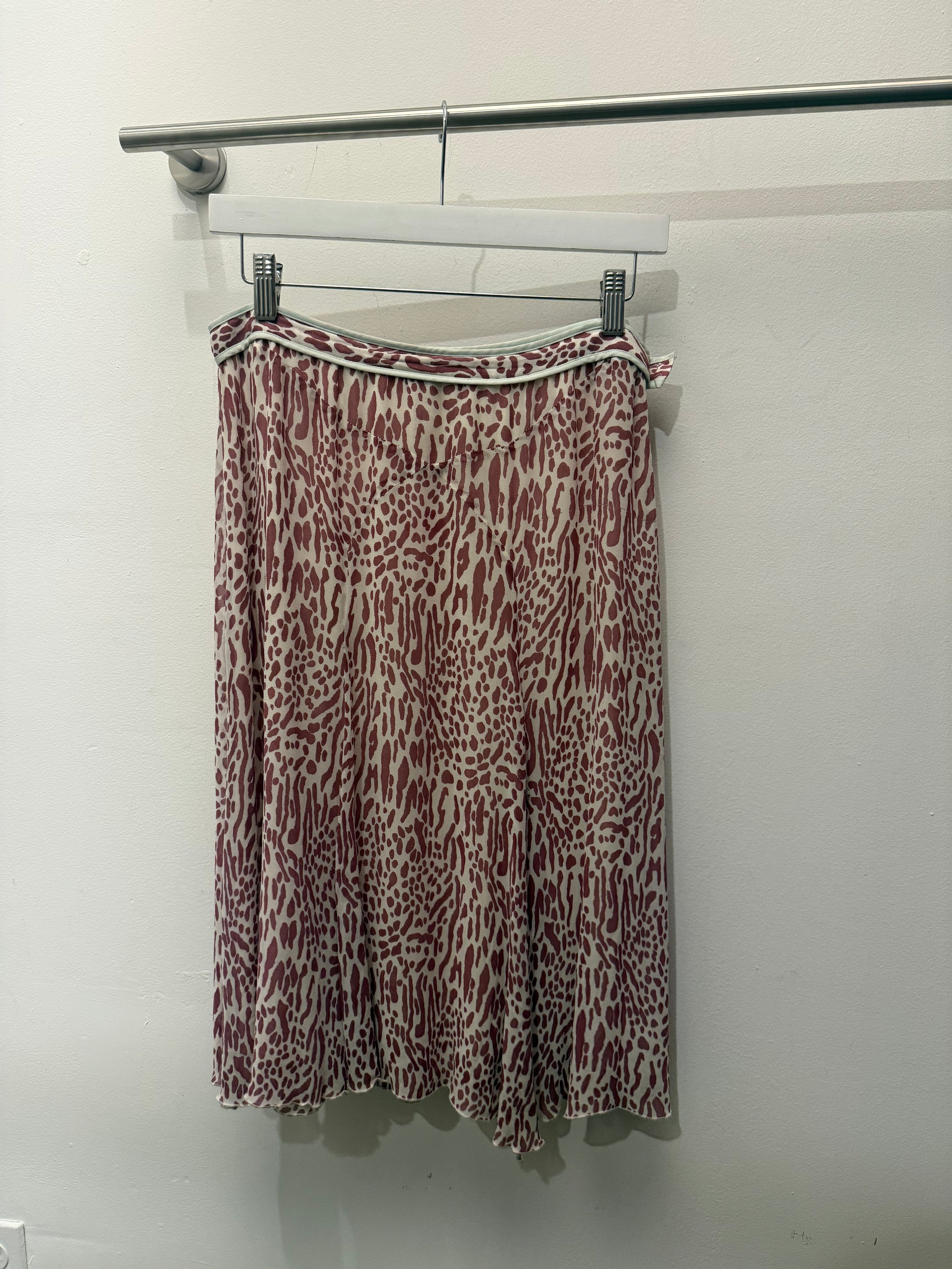 Blumarine Silk Skirt