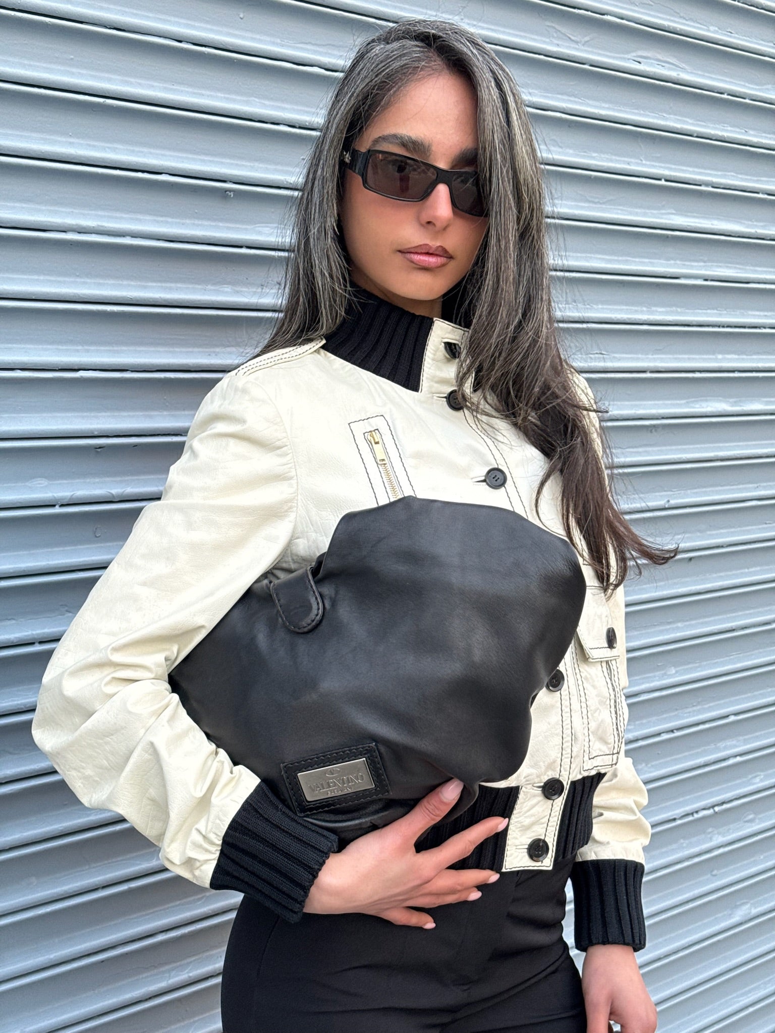 Valentino Leather Bow Bag