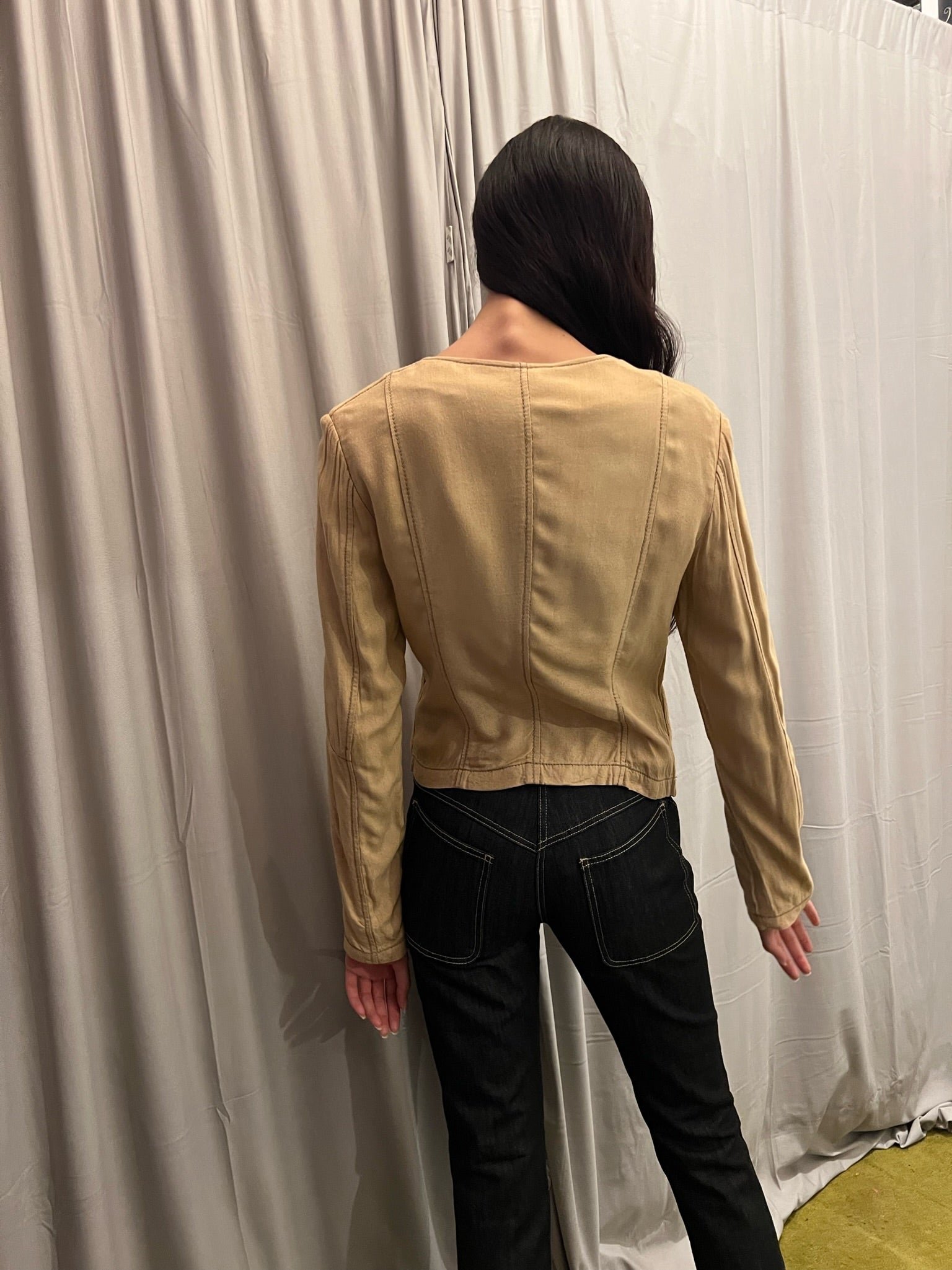 Gaudi Detailed Zip Up Top