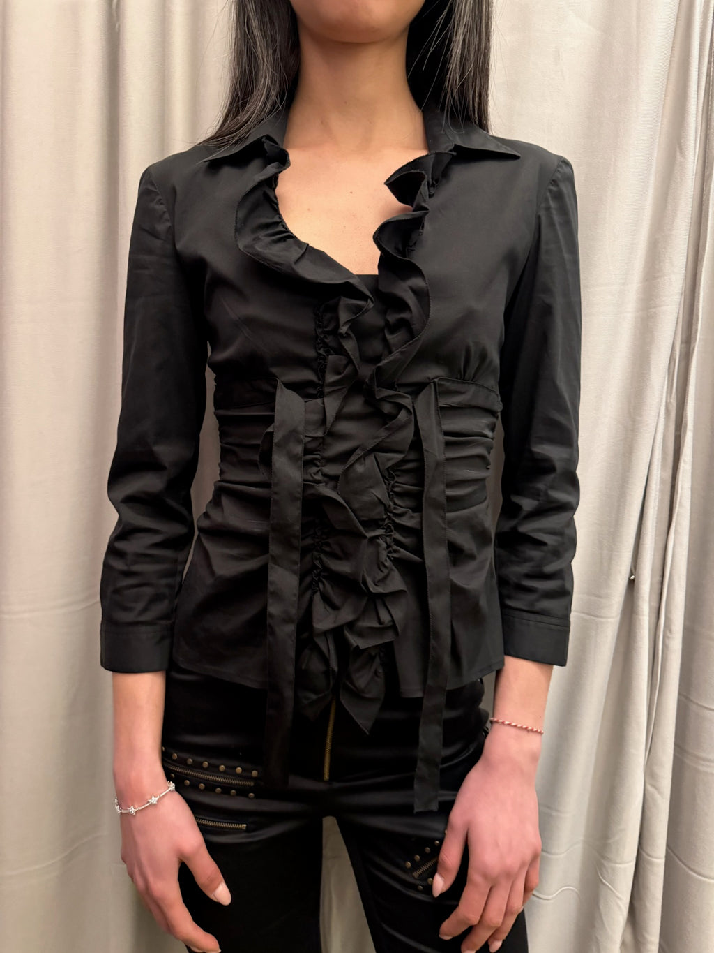 Prada Ruched Shirt