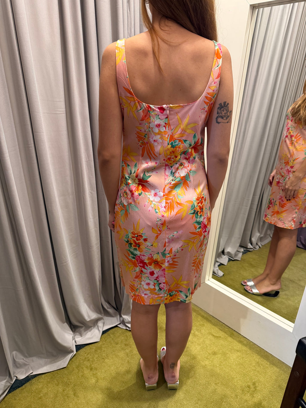 Dolce & Gabbana 2005 Bodycon Floral Dress