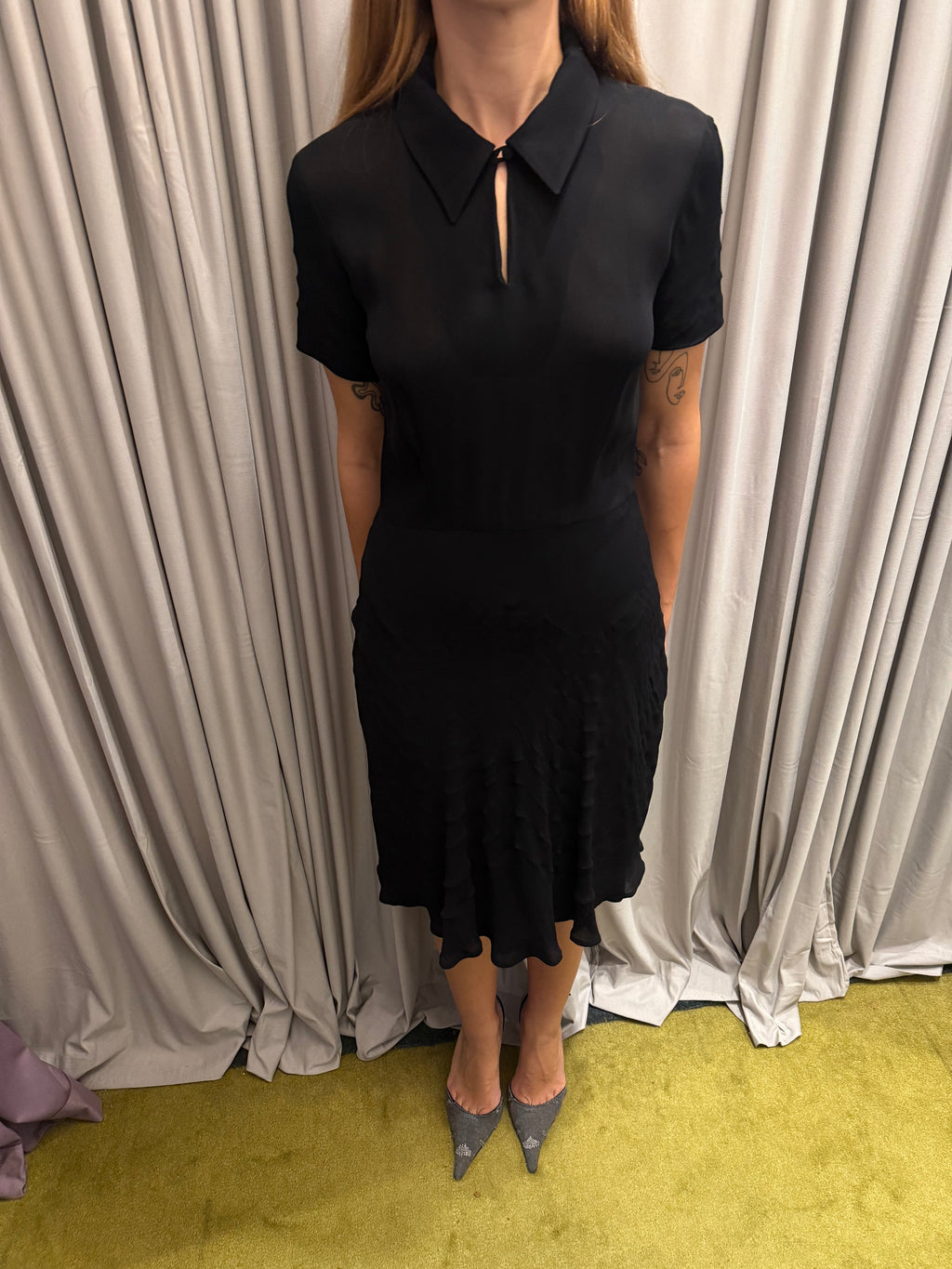 Moschino Couture Black Dress