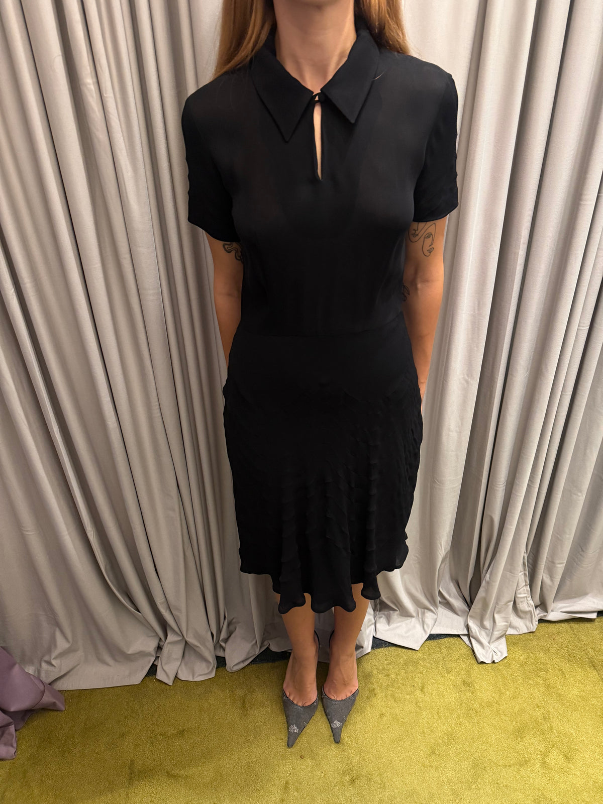 Moschino Couture Black Dress