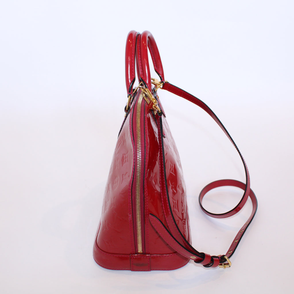 LV Alma Red Bag