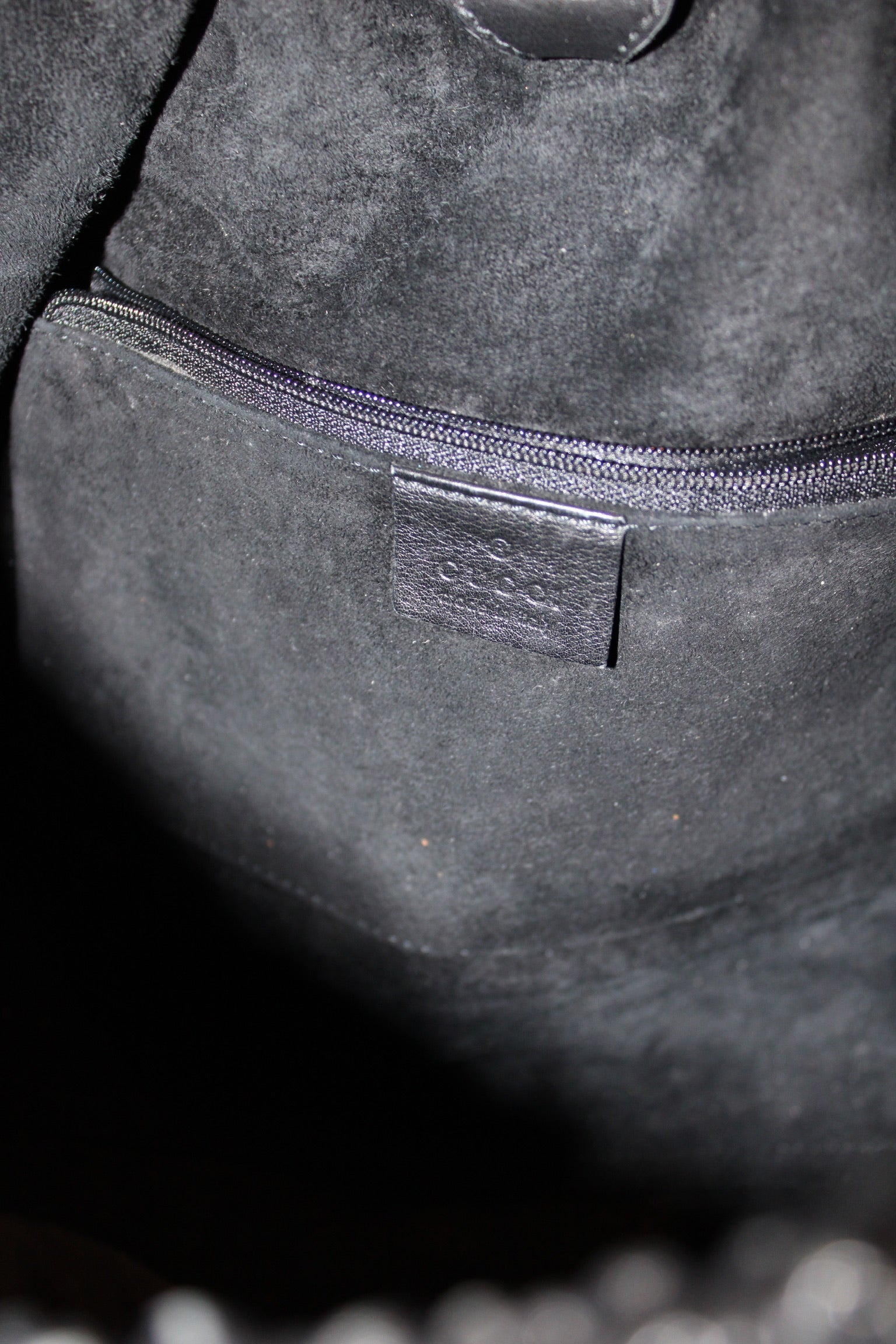 Tom Ford Era Gucci Black Leather Hand Bag