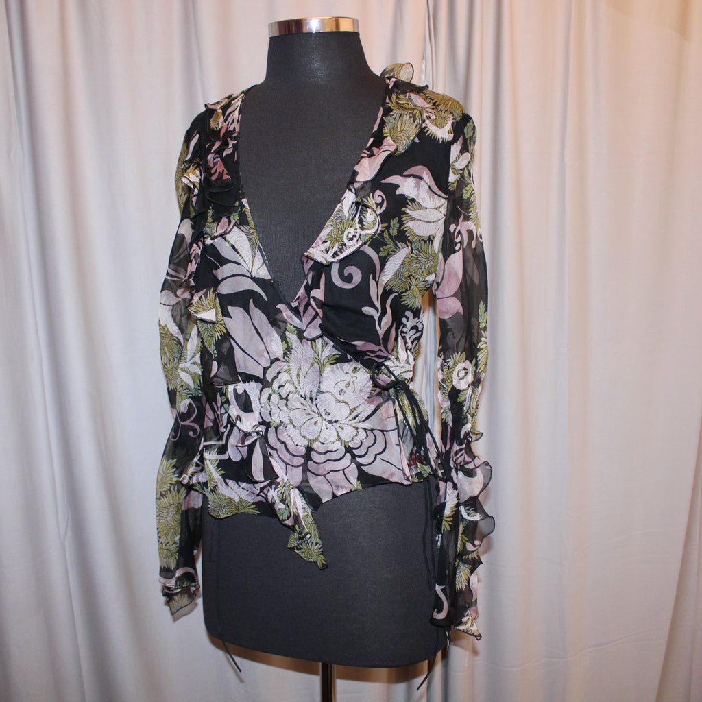 Dior By Galliano Era Silk Top