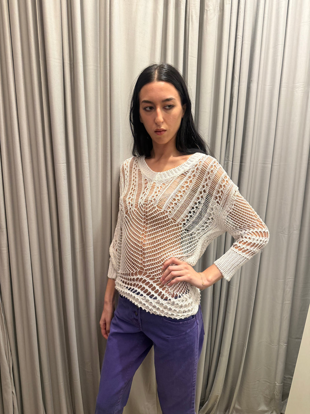 Italian Designer Deadstock Knit Top