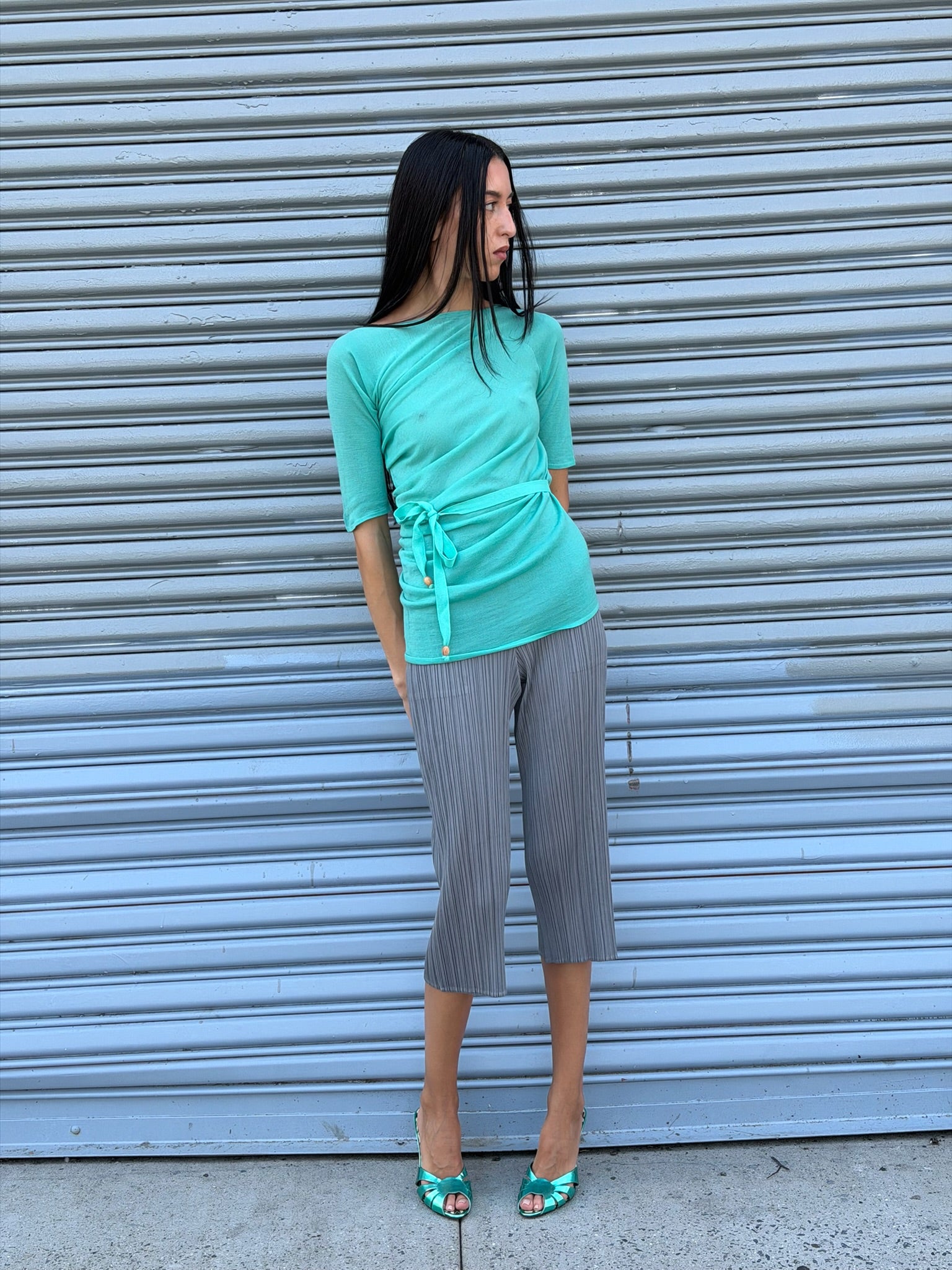 Issey Miyake Pleats Please Capri Pants