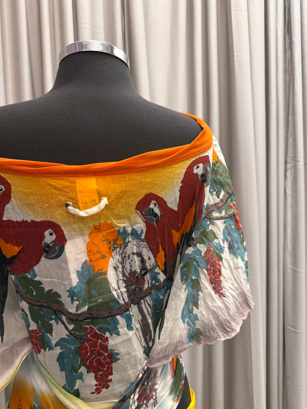 Jean Paul Gaultier Soleil Tropical Print Top