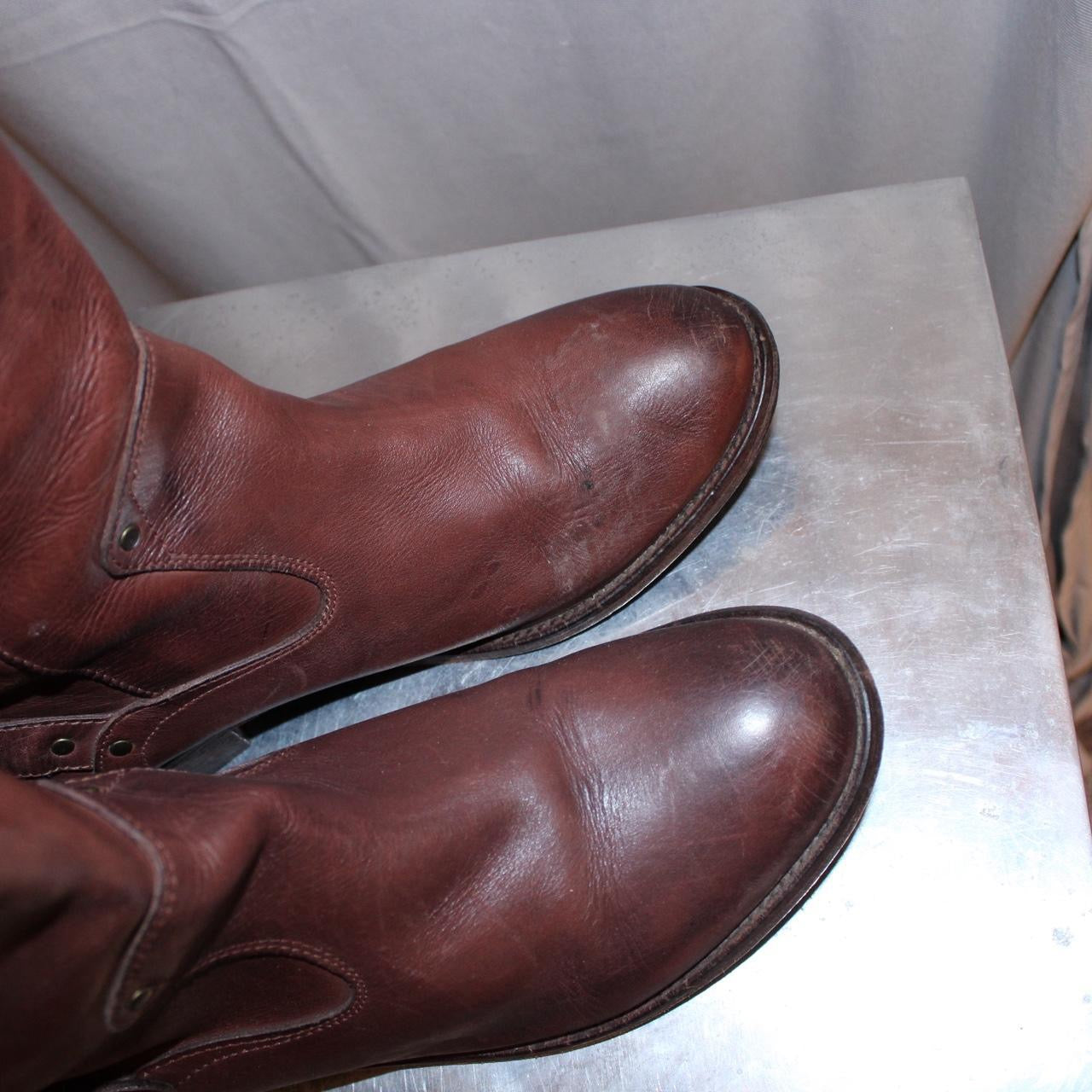 Diesel leather boots