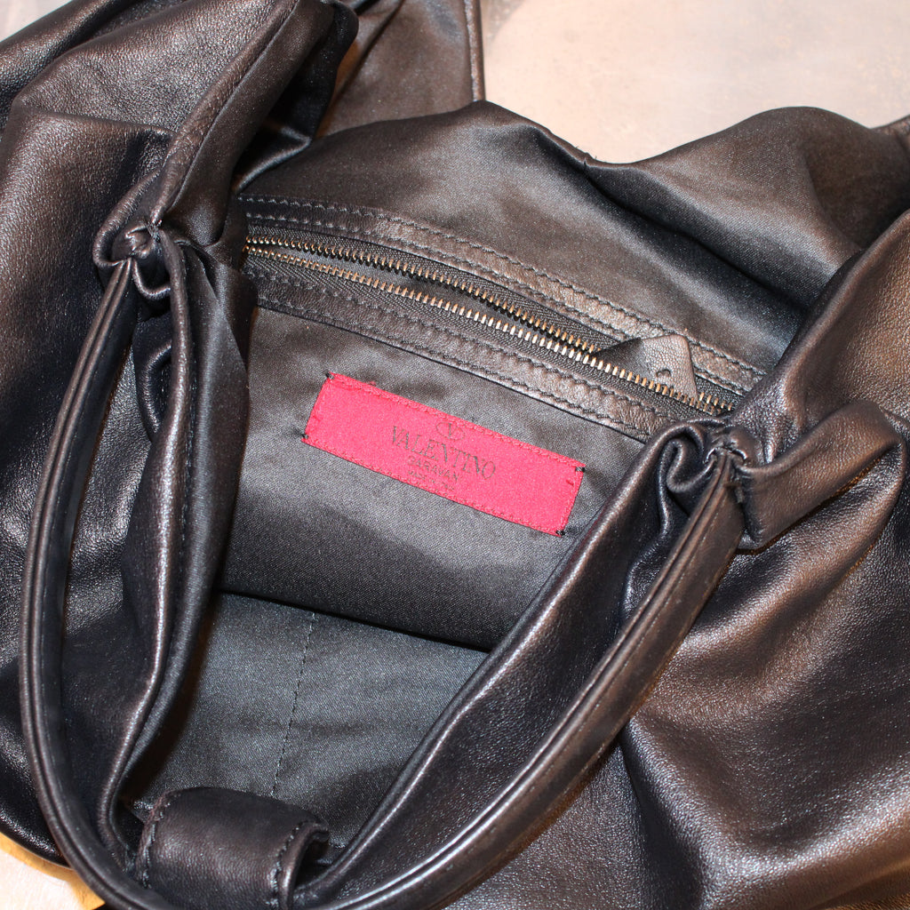 Valentino Leather Bow Bag