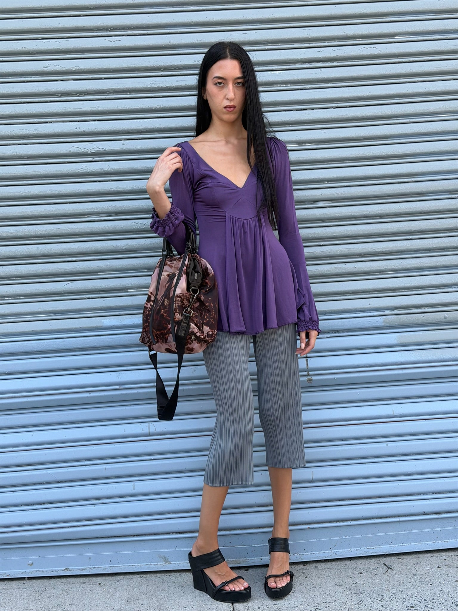 Issey Miyake Pleats Please Capri Pants