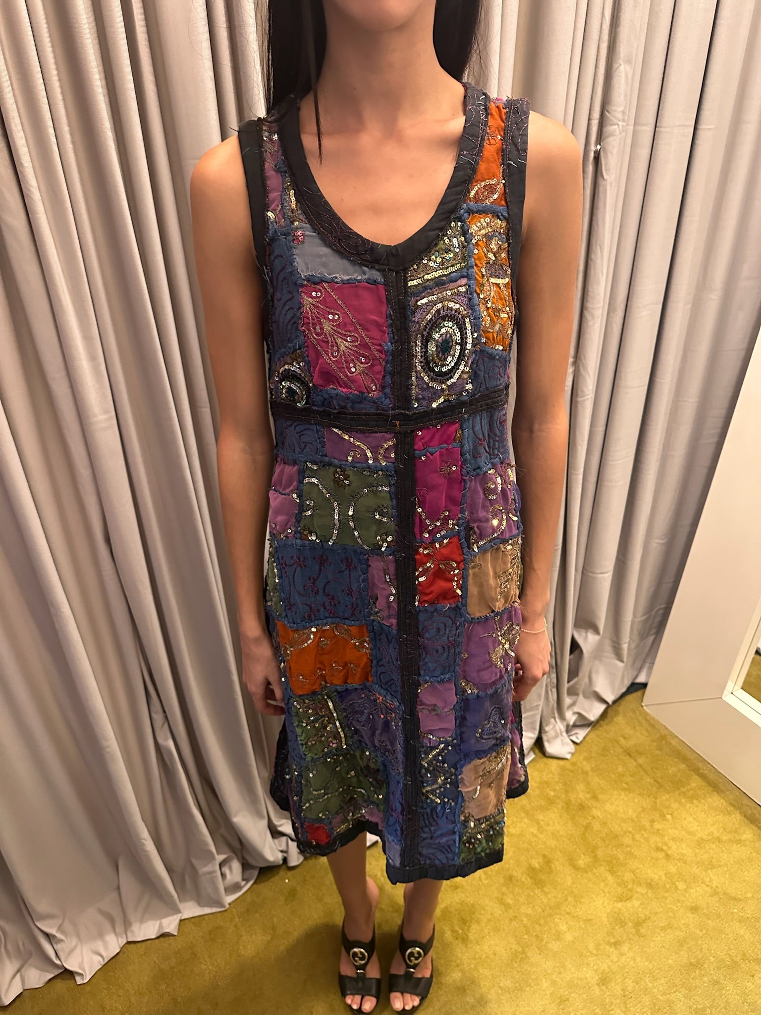 Gaultier Jeans Patchwork Dress