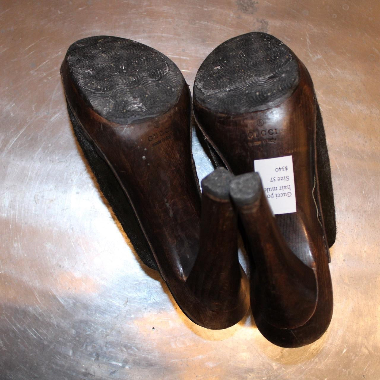 Gucci Pony Hair Mules