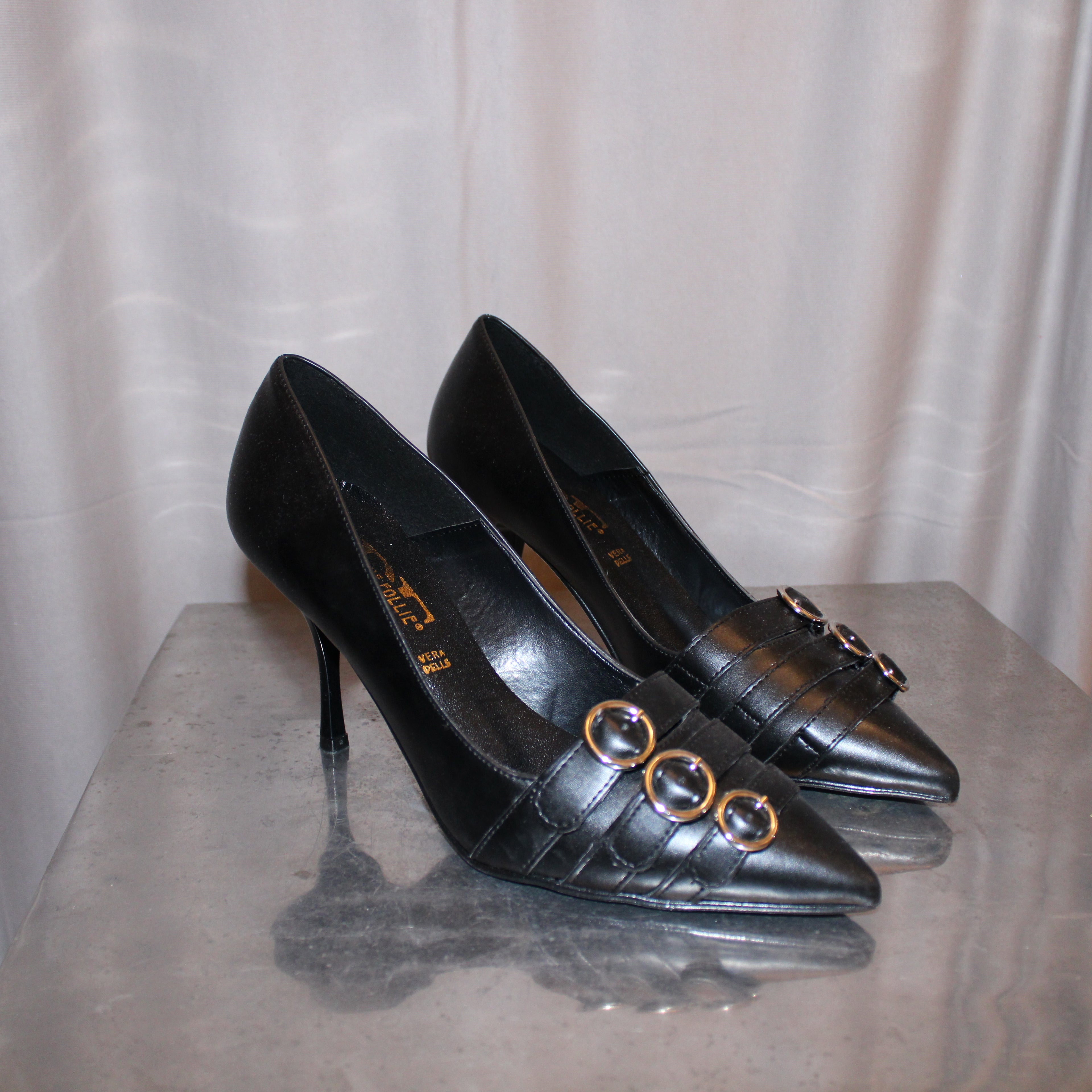 Italian vintage leather heels