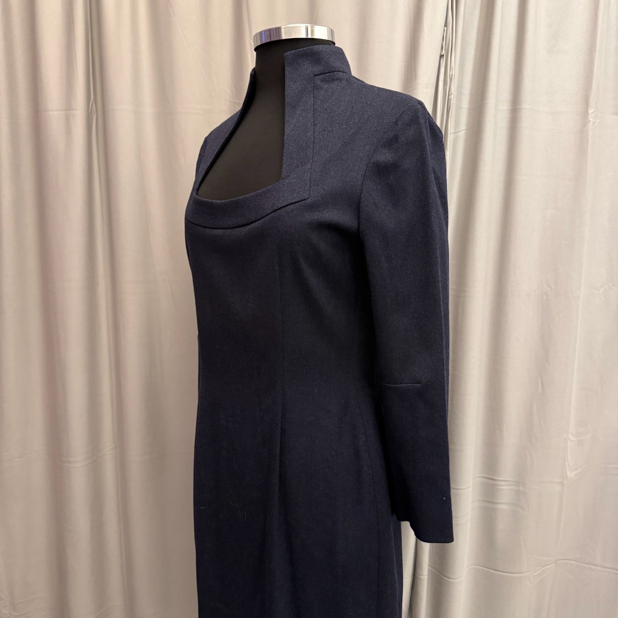 Alexander Mcqueen Maxi Wool Dress