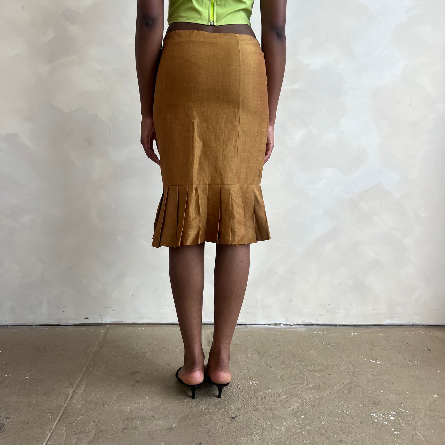 Romeo Gigli Linen Skirt