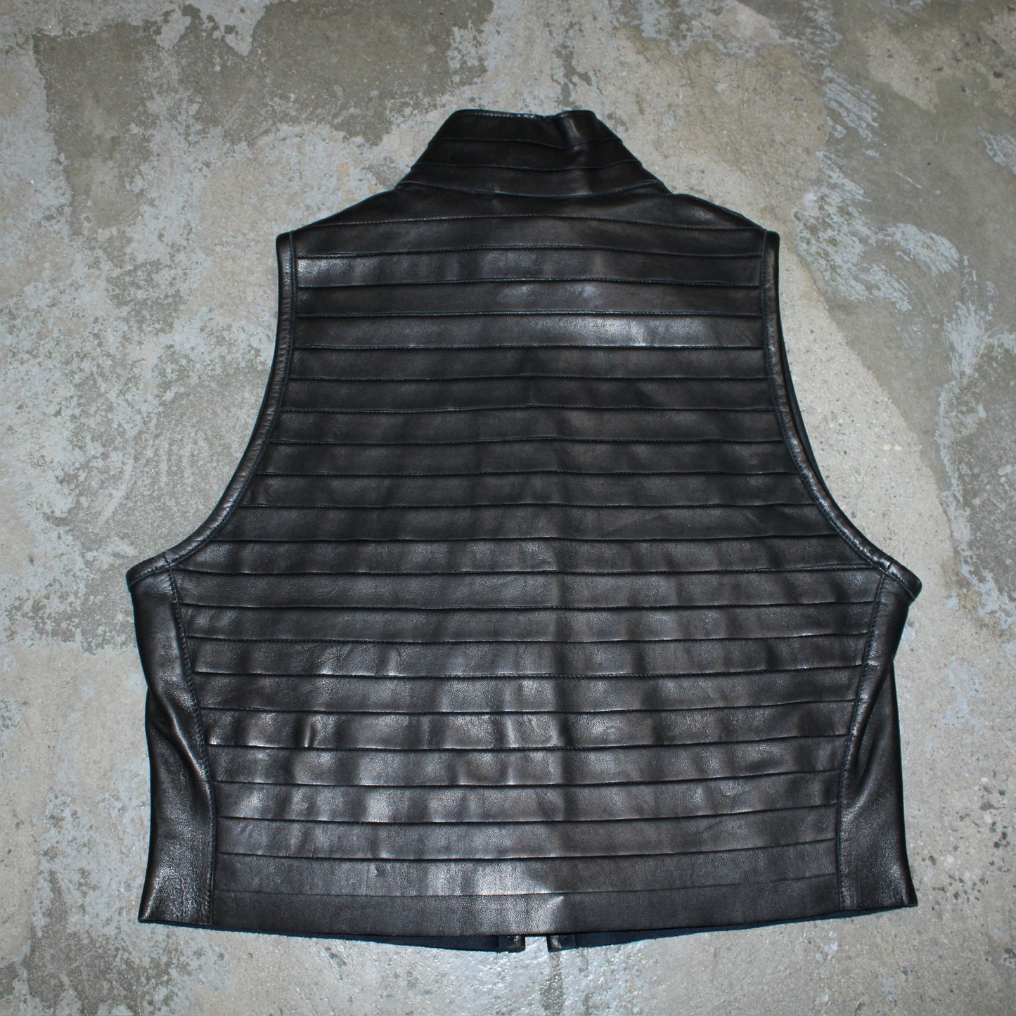 Armani leather vest