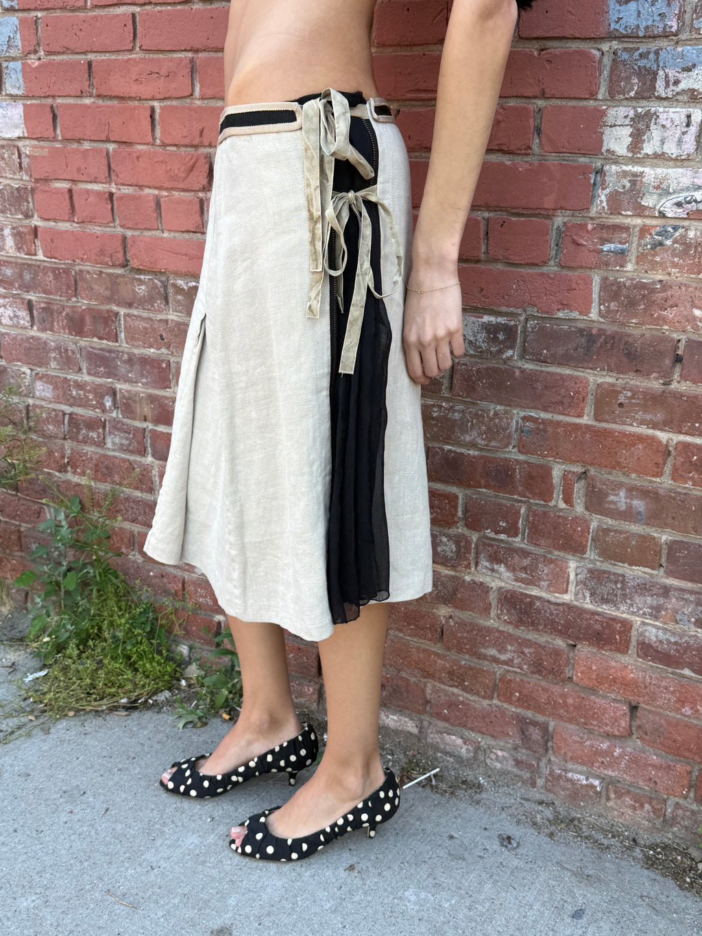 Prada Linen/Silk Skirt