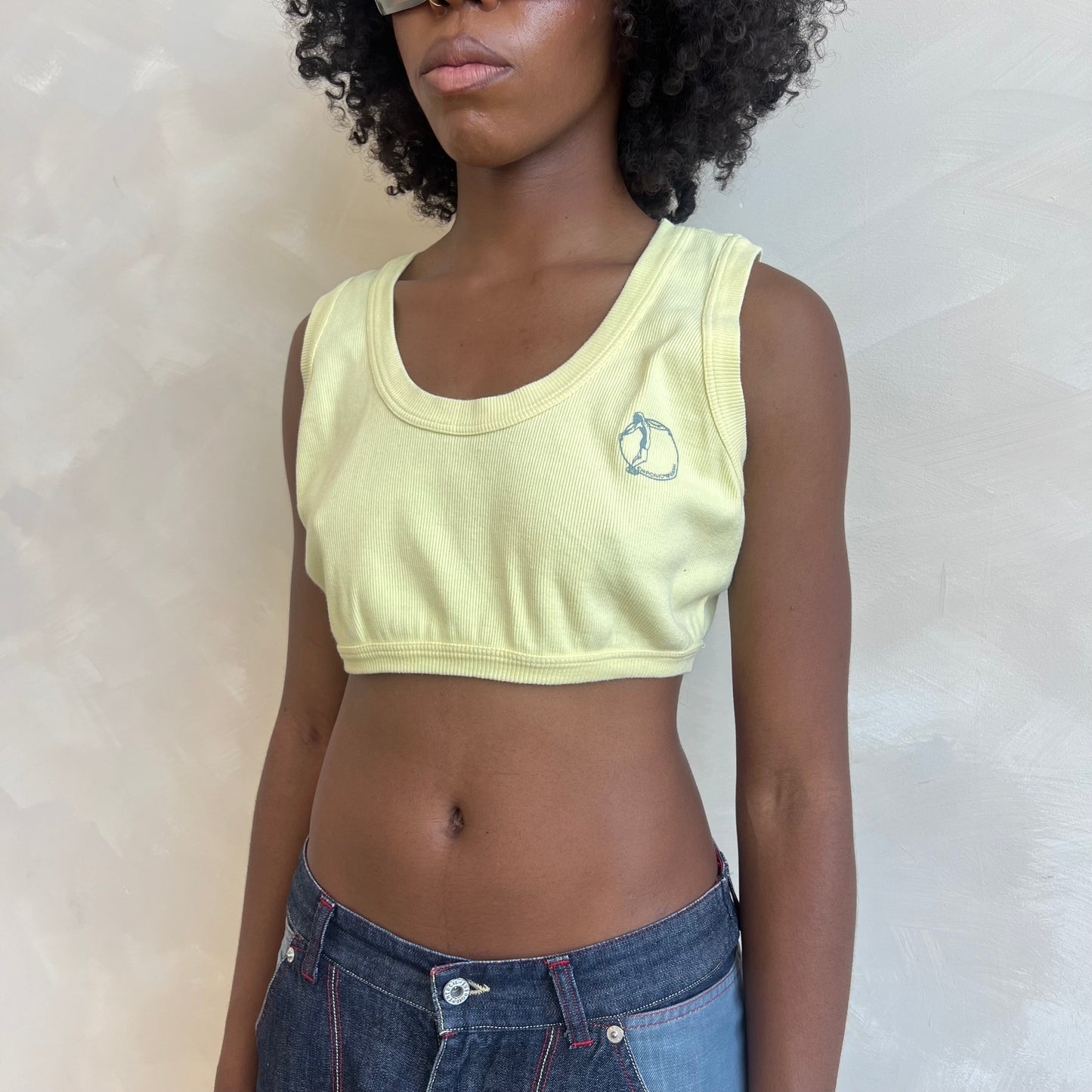 Vintage Armani Swim Cropped Top