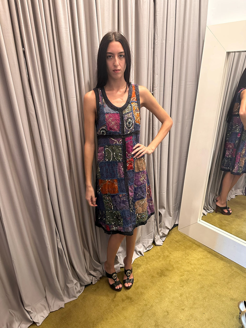 Gaultier Jeans Patchwork Dress