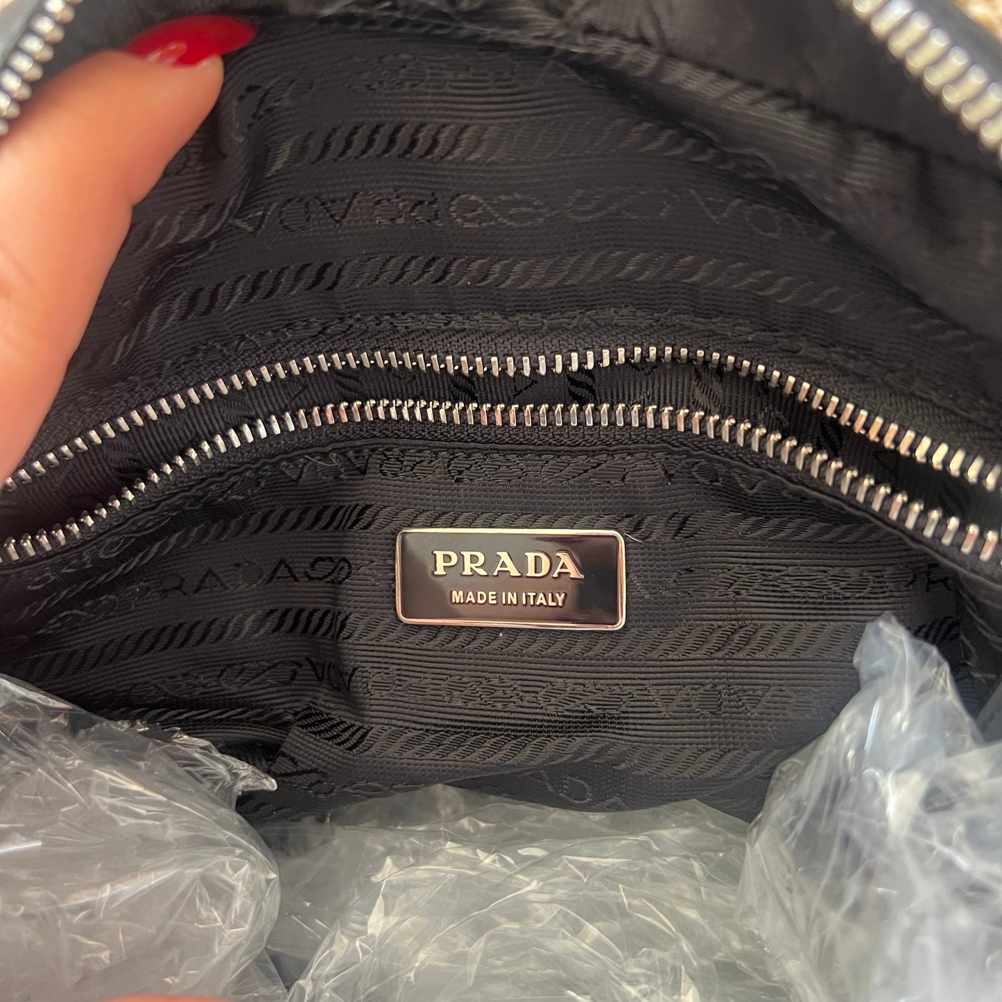 Vintage Prada Bowling Leather Bag