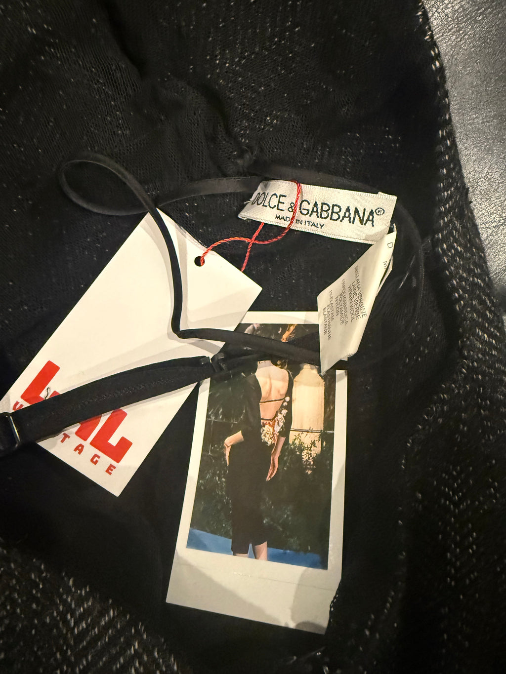 D&G FW 1998 Runway Wool Dress