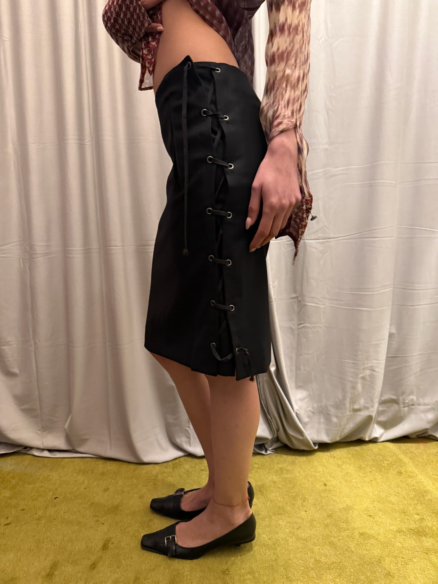 YSL by Tom Ford Era Wool Skirt