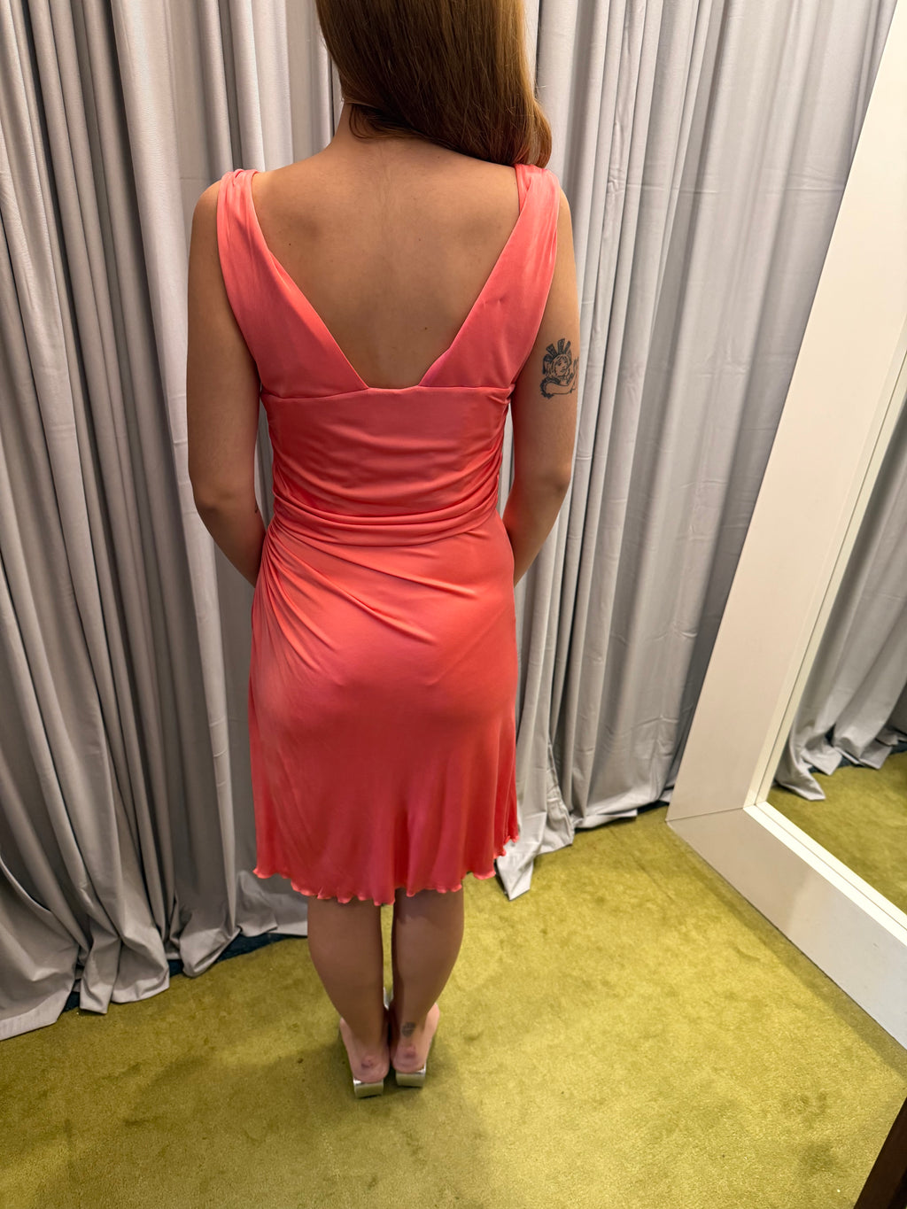 Versace Coral Pink Dress