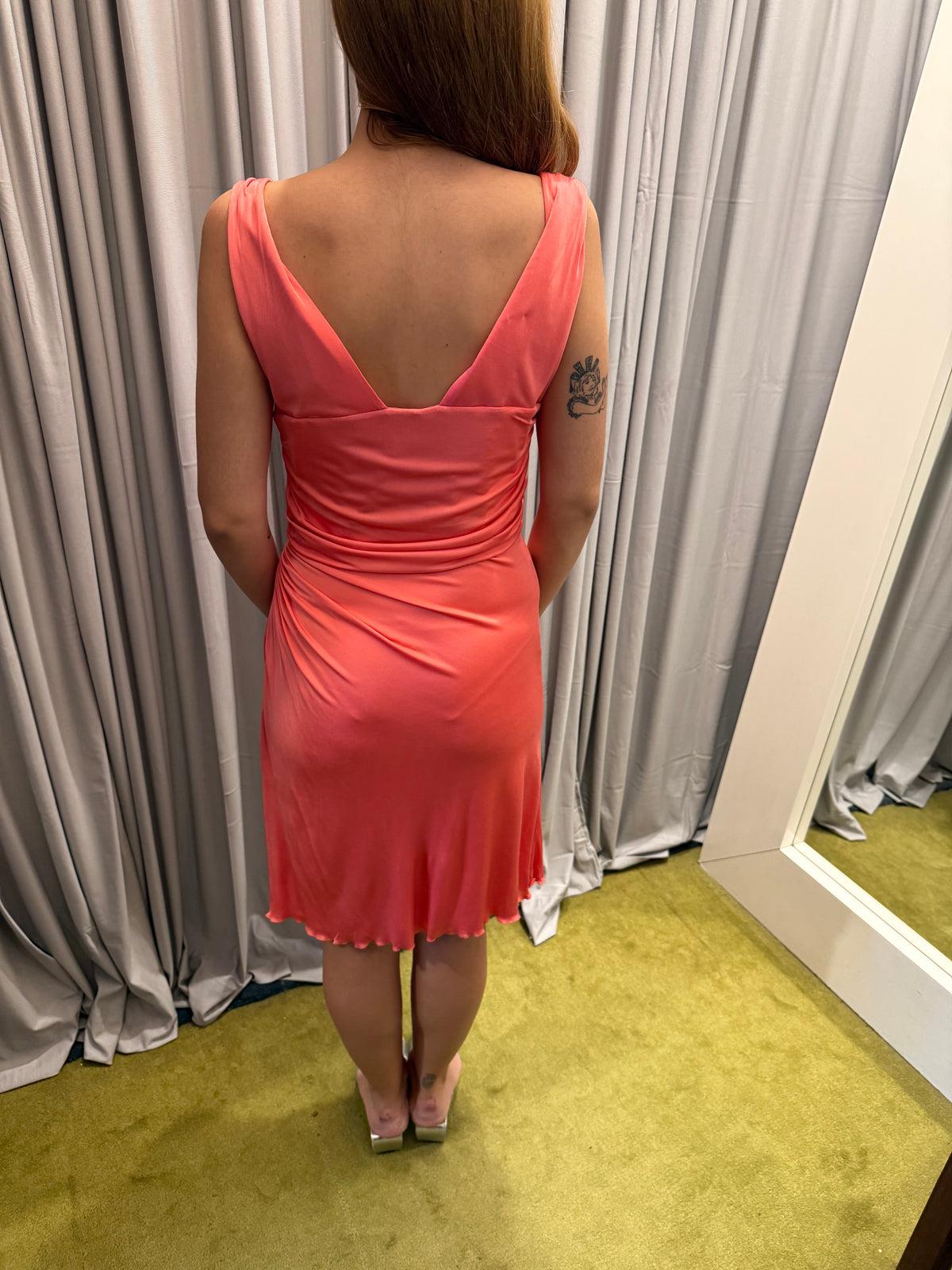 Versace Coral Pink Dress