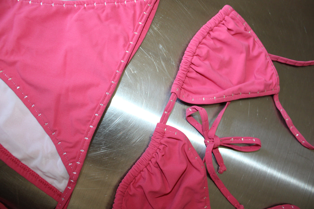 Deadstock Chloè Logo Print Bikini Set