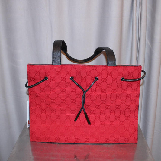 Vintage Gucci Red Monogram Bag