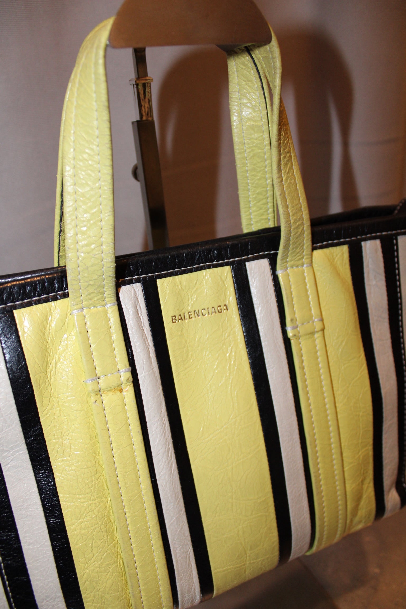 Balenciaga Bazar Leather Tote