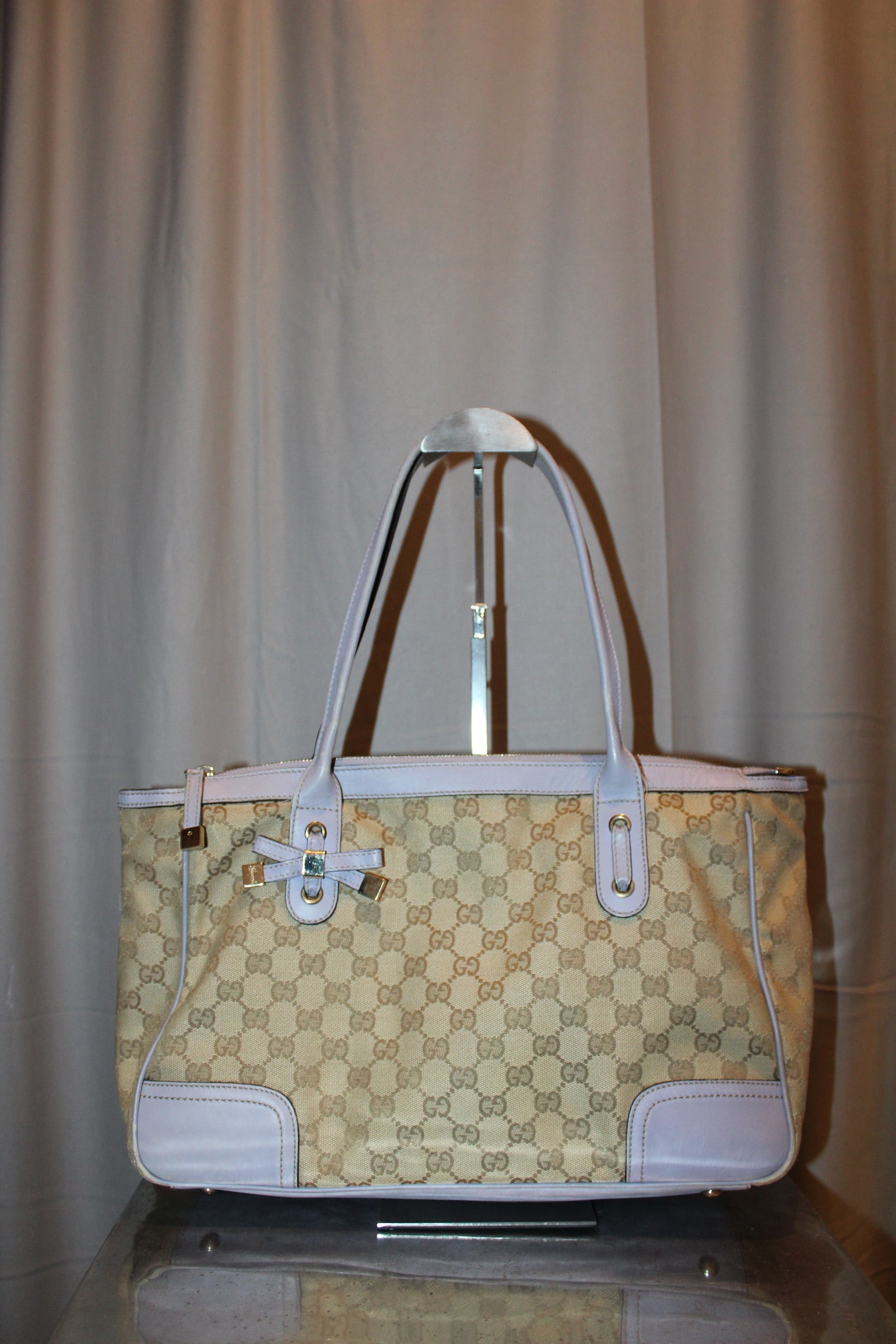 Vintage Gucci Purple Monogram Bag