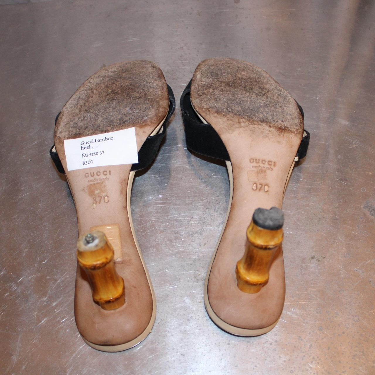 Gucci Bamboo Kitten Heels