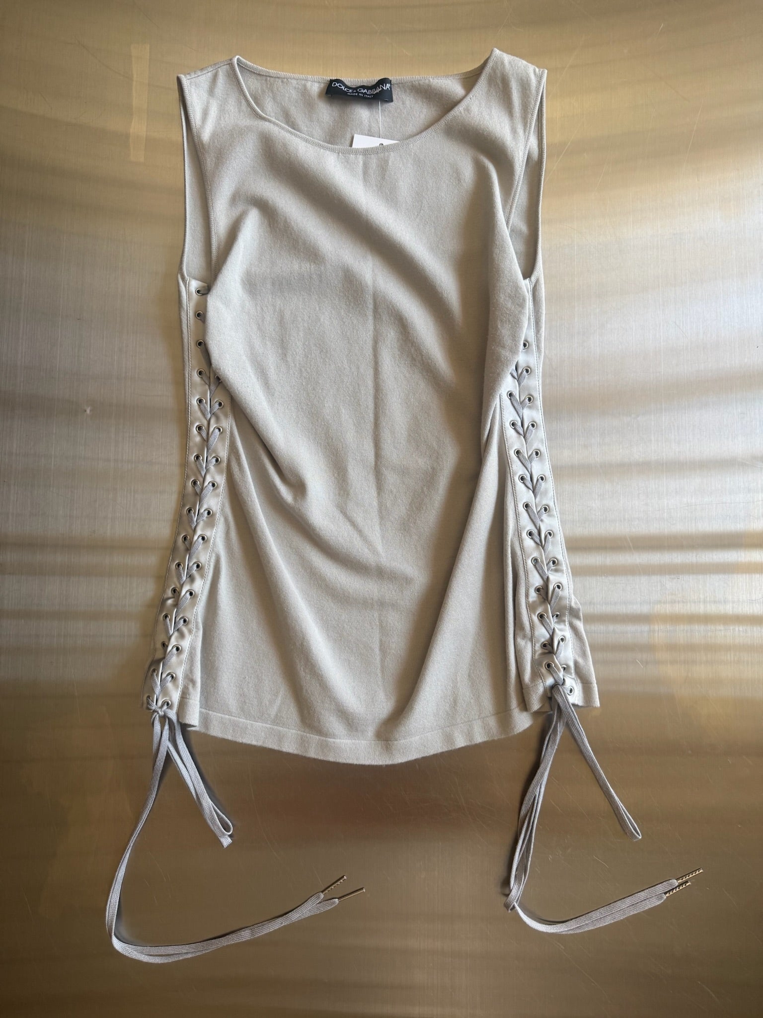 Dolce & Gabbana Lace Up Top