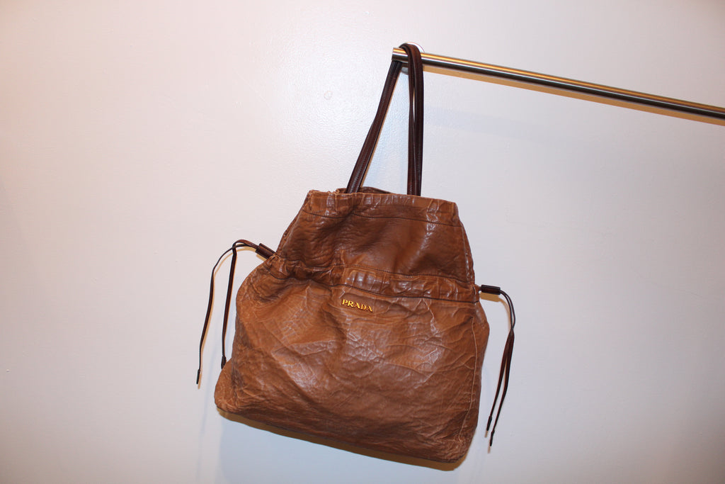 Prada SS2009 Nappa Antiquated Leather Tote