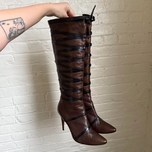 Manolo Blahnik Knee High Boots