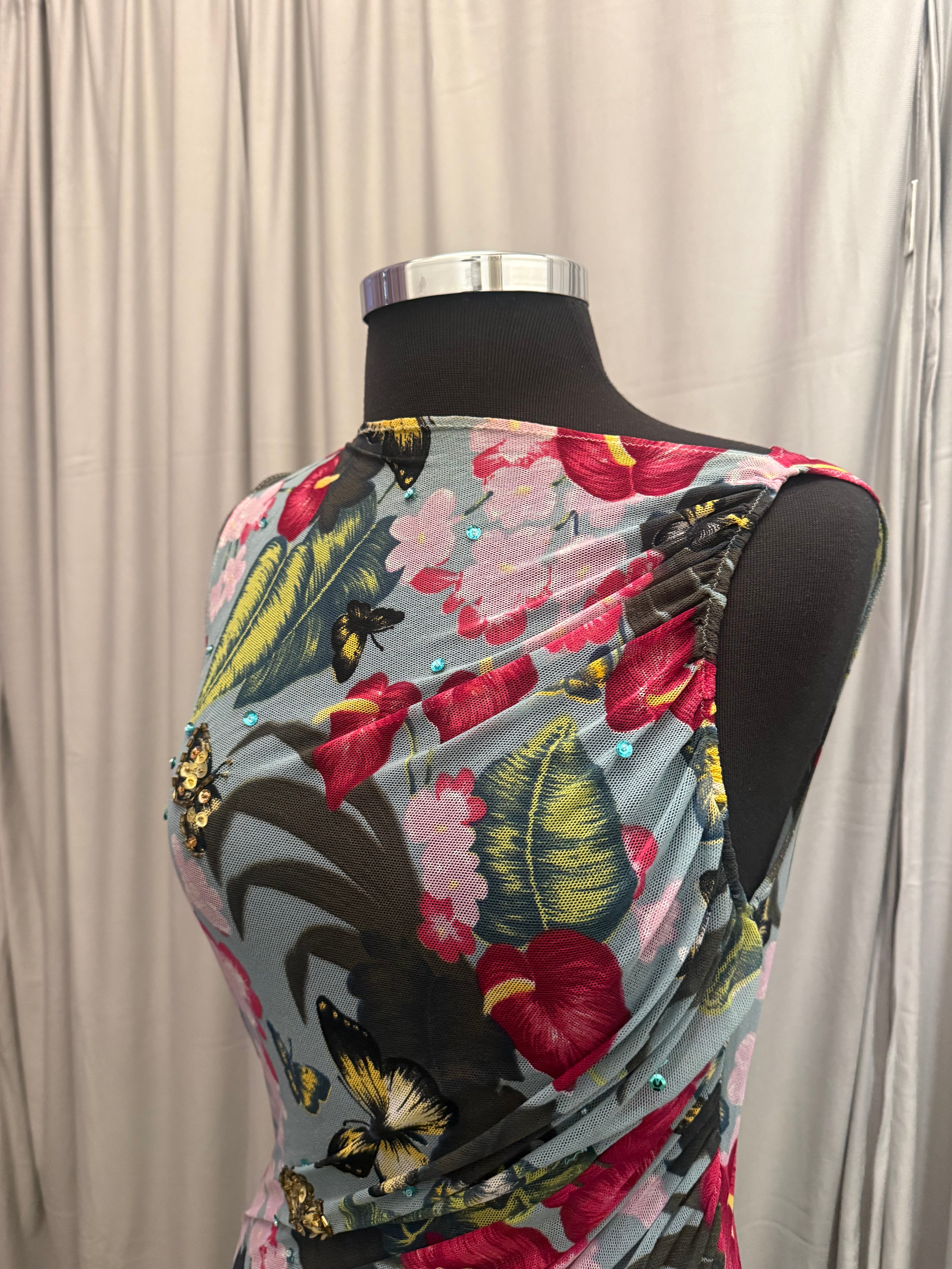 Gaetano Navarra Mesh Dress