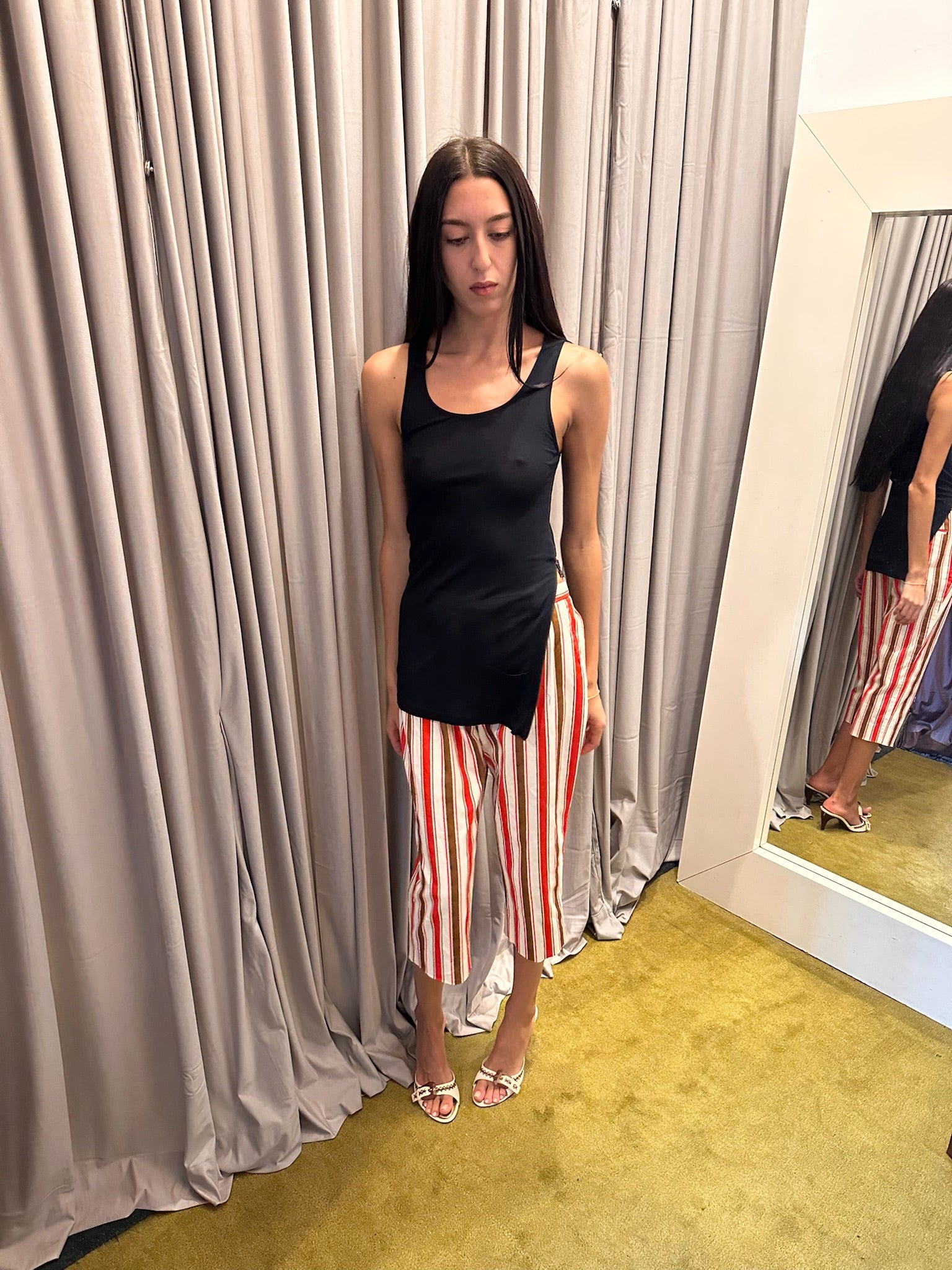 Black Prada Tank Top