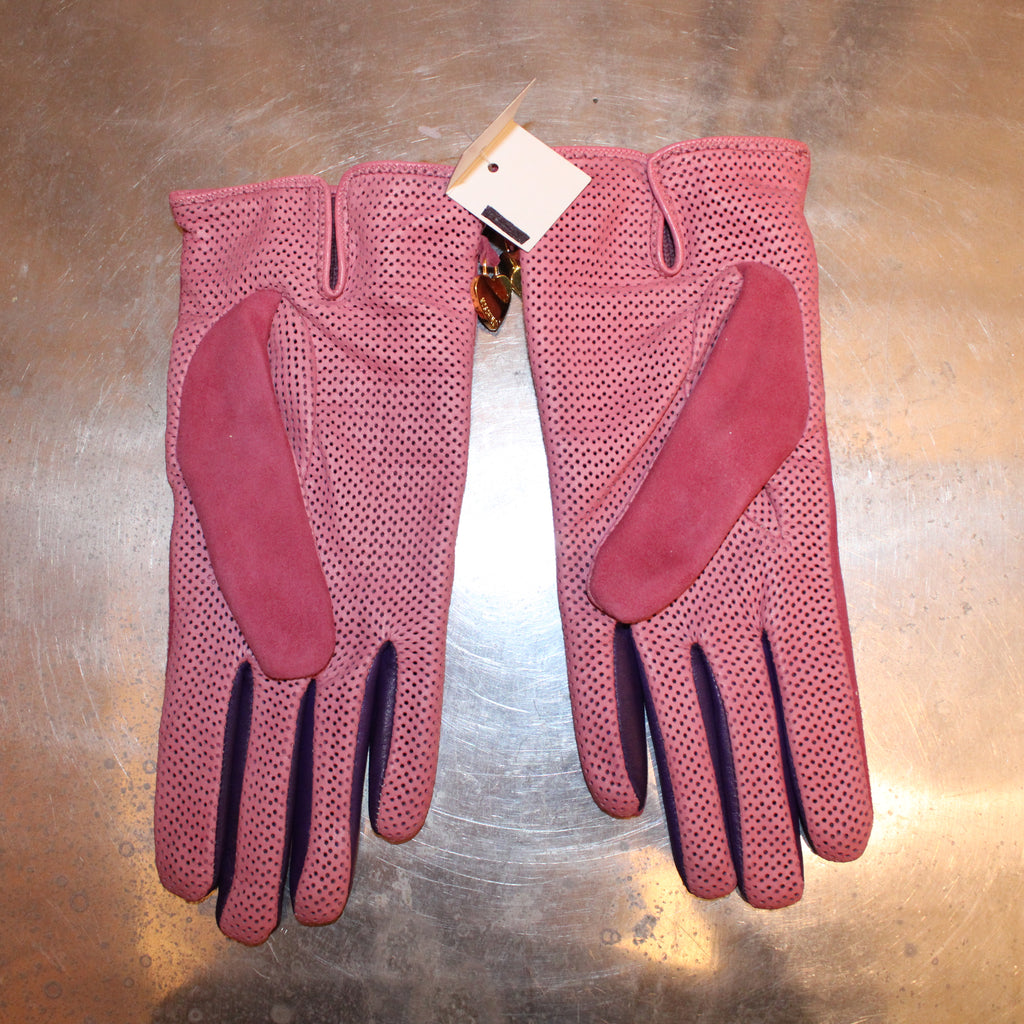 Moschino leather gloves