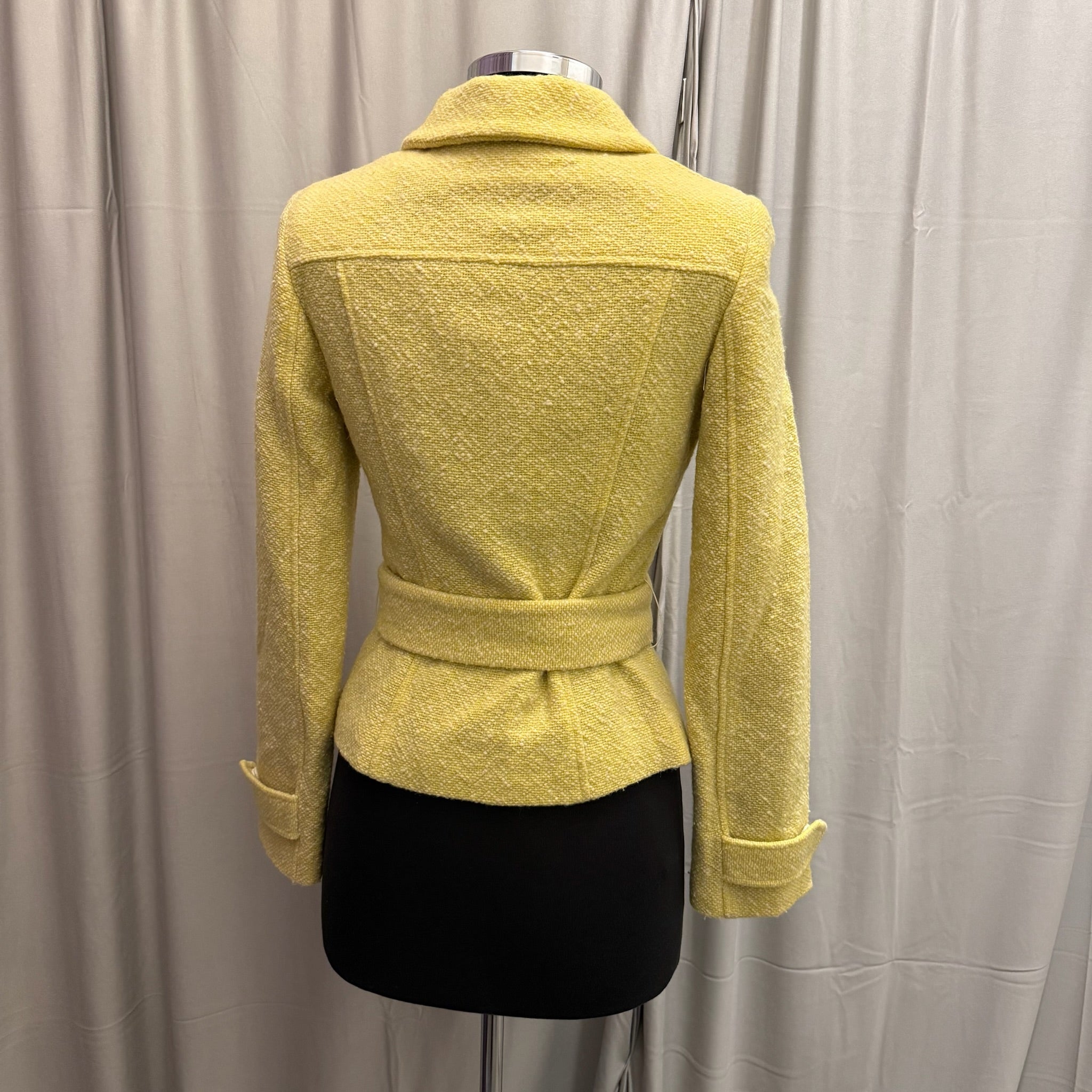 Dolce & Gabbana Yellow Wool Jacket