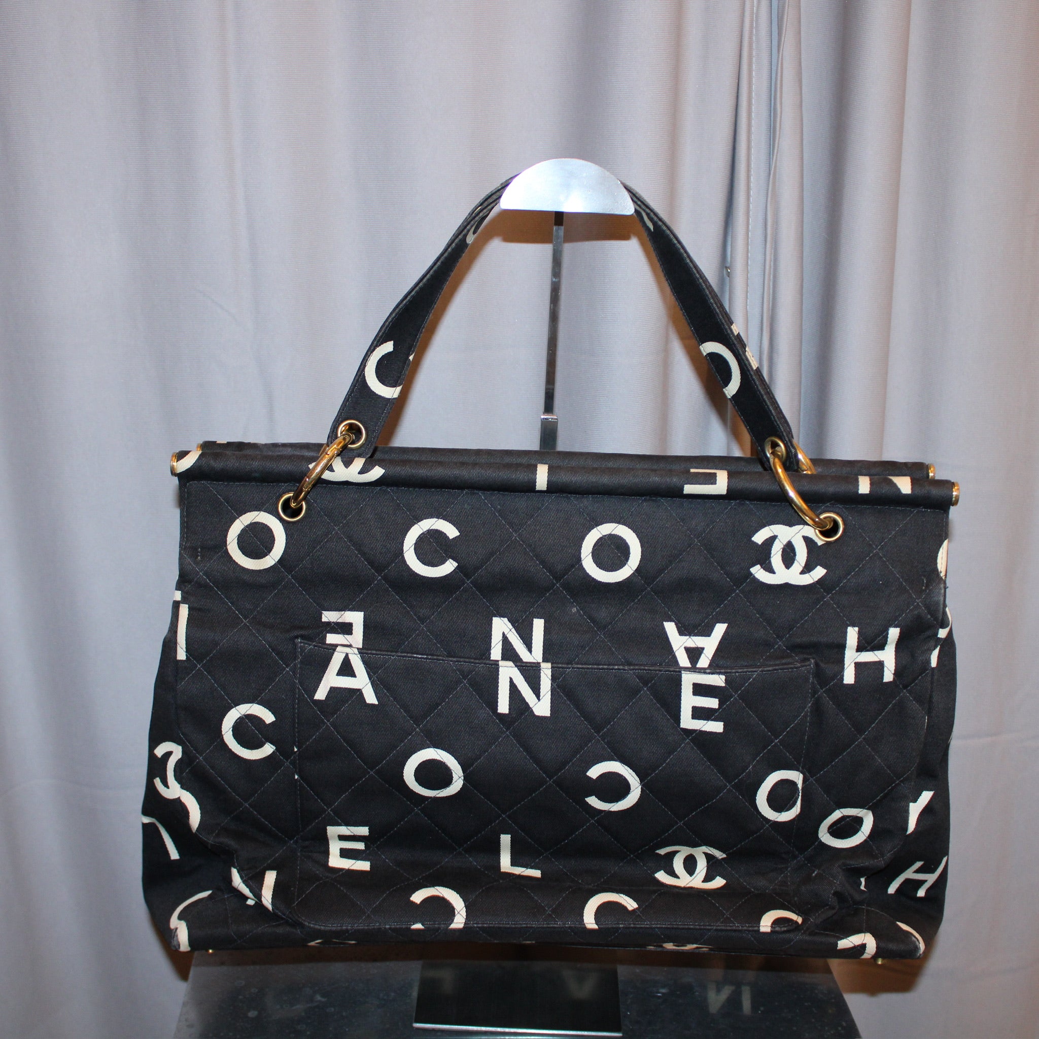 Vintage Chanel Logo Letter Bag