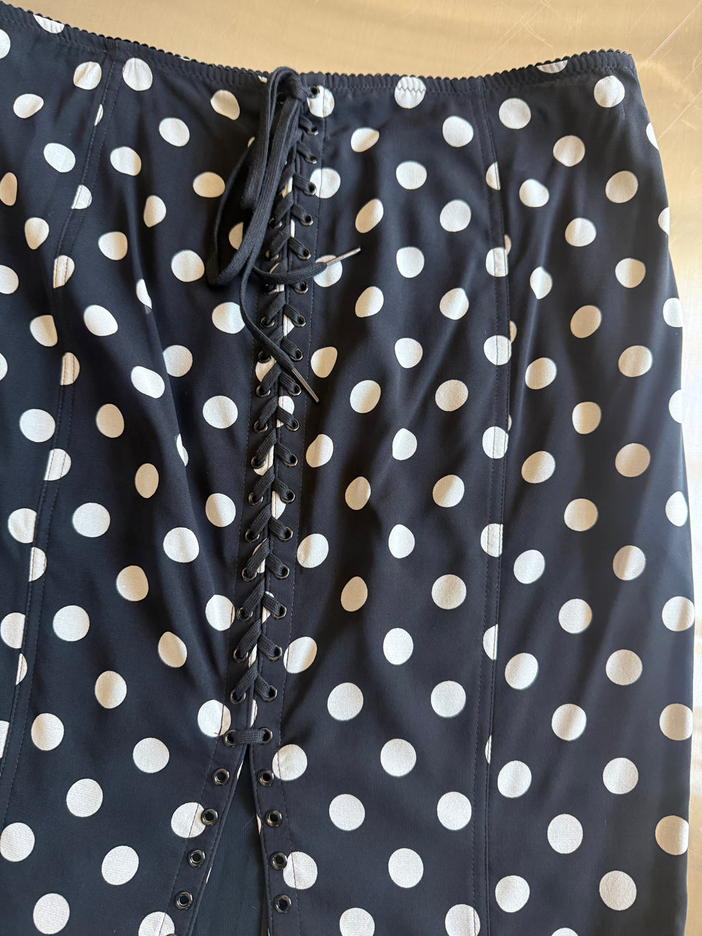 Dolce & Gabbana Polka Dot Silk Skirt