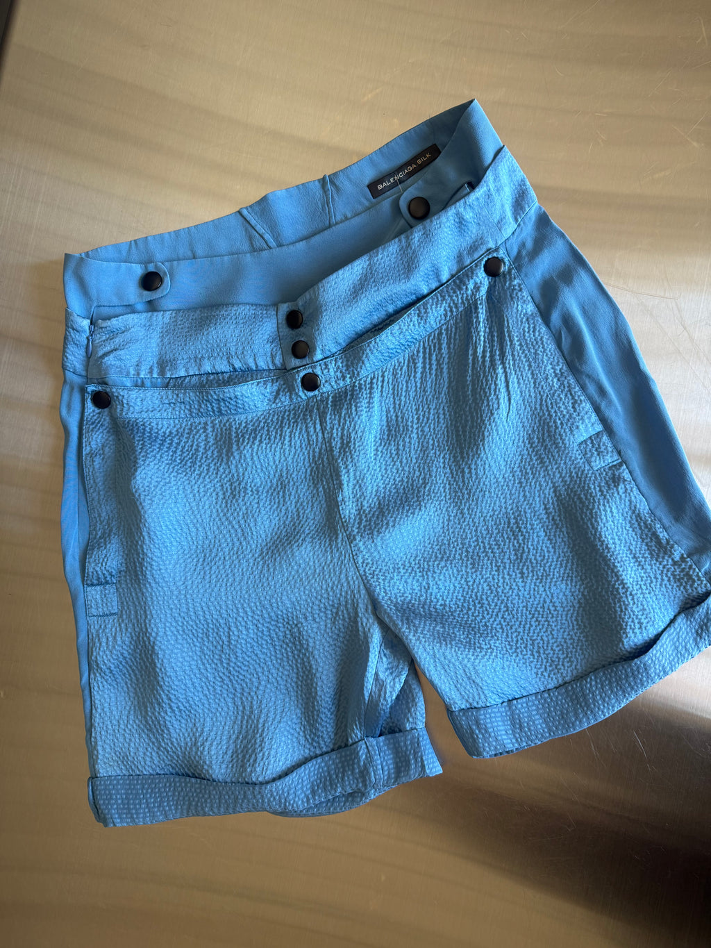 Vintage Nicholas Ghesquiere Era Balenciaga Silk Shorts