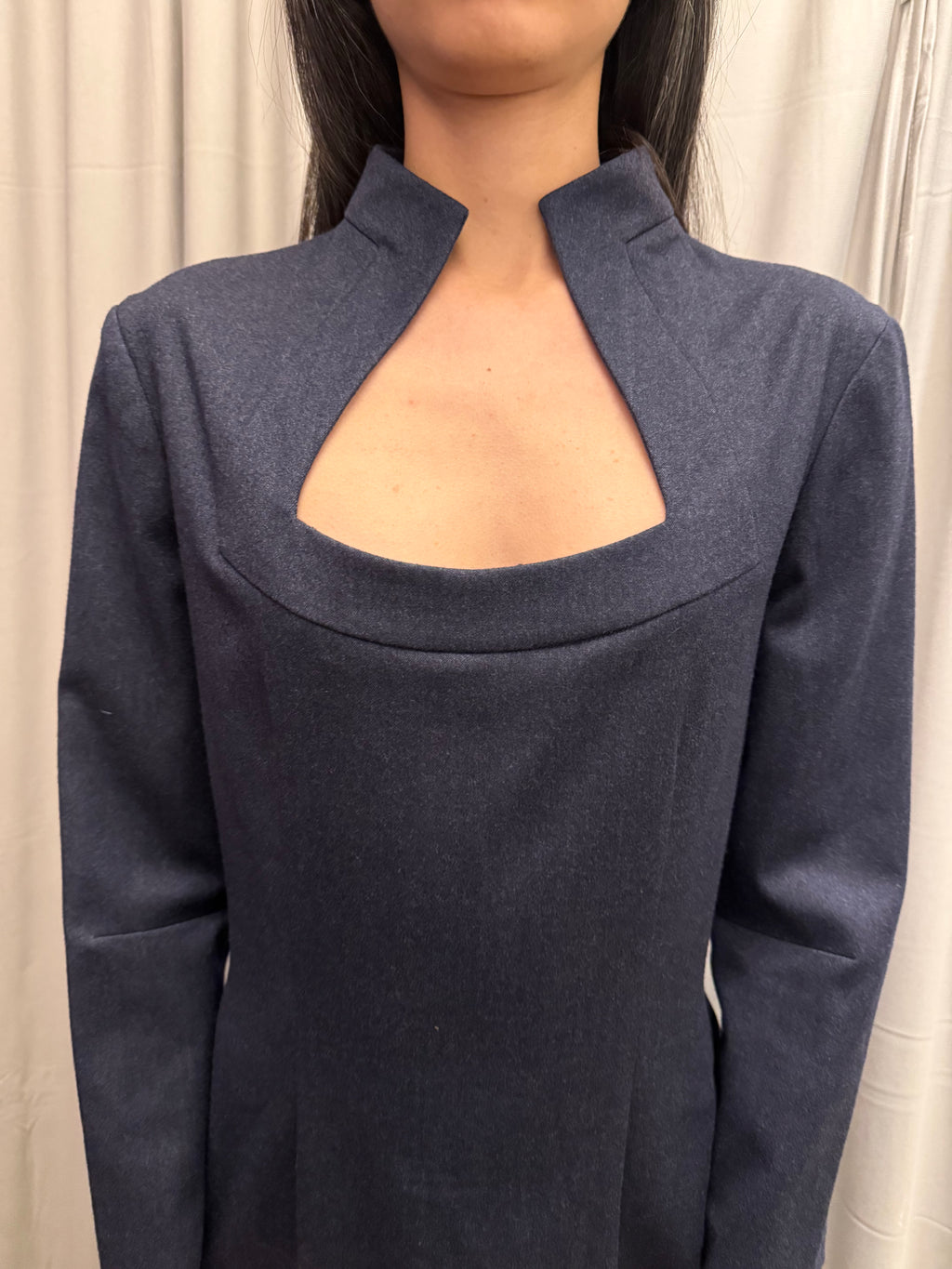 Alexander Mcqueen Maxi Wool Dress