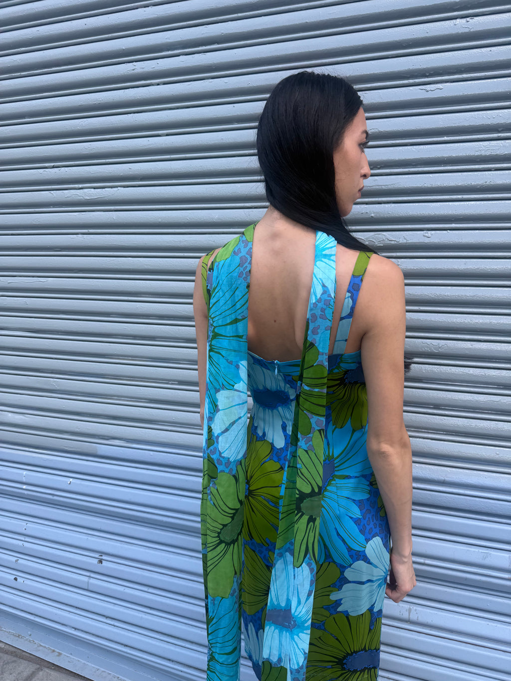 Dolce & Gabbana Silk Dress W/ Scarf