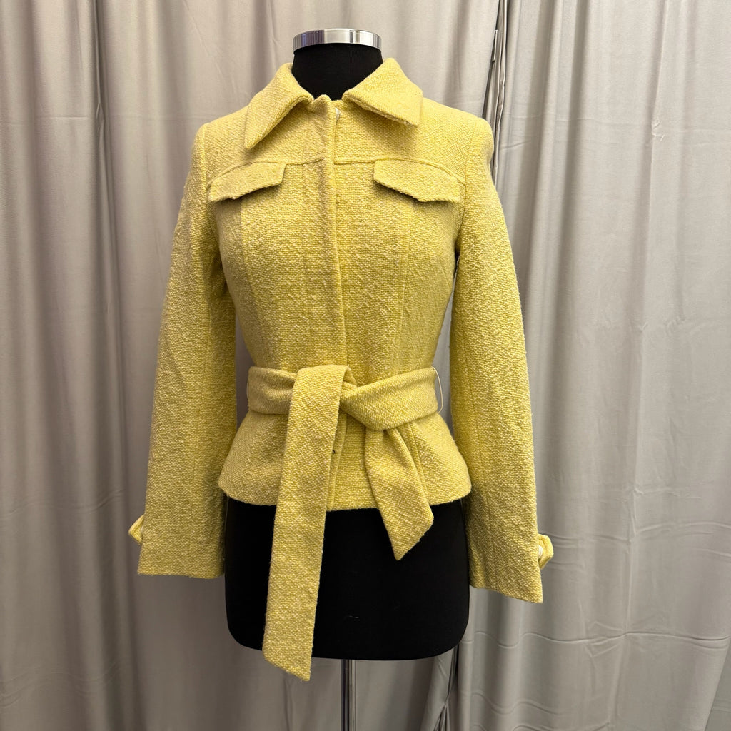 Dolce & Gabbana Yellow Wool Jacket