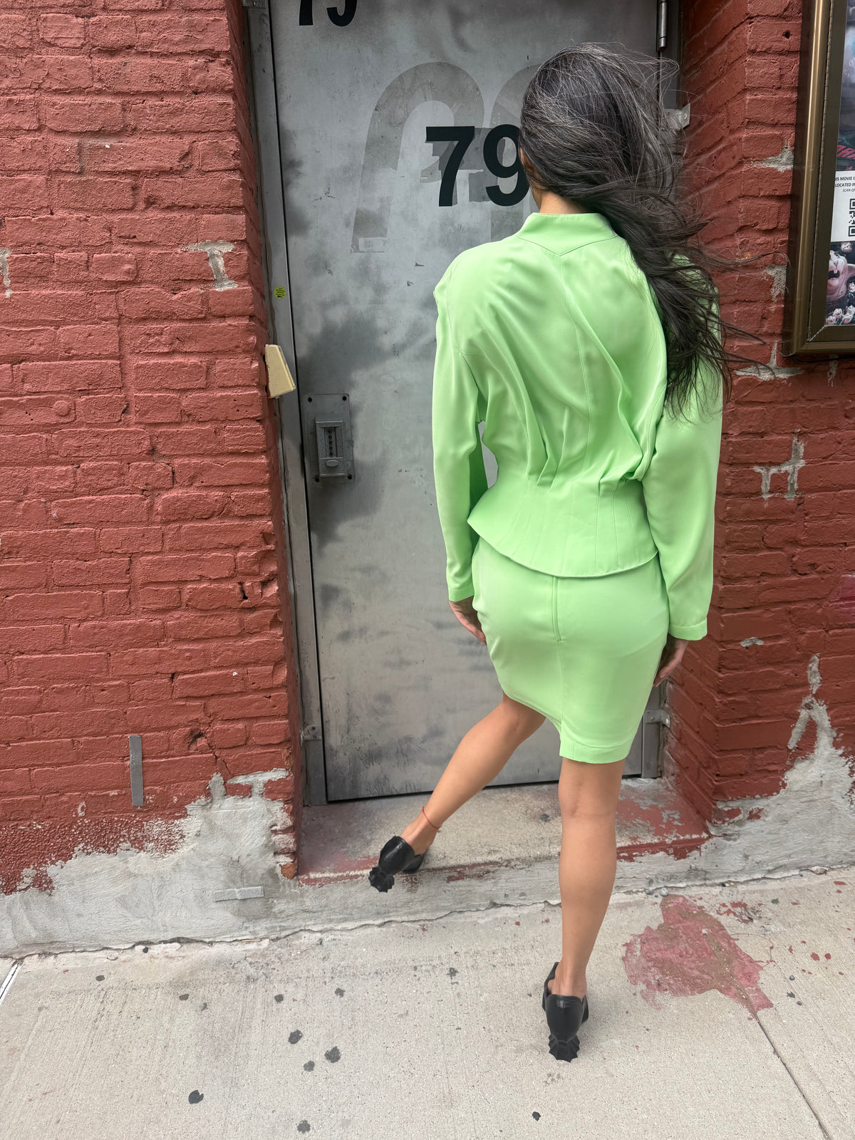 Vintage Mugler Green Two Piece Set