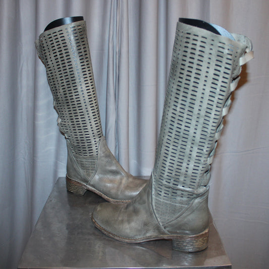 Italian leather boots